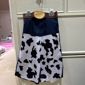 Jessie from Toy Story Cow Print Pants with Gold Buckle